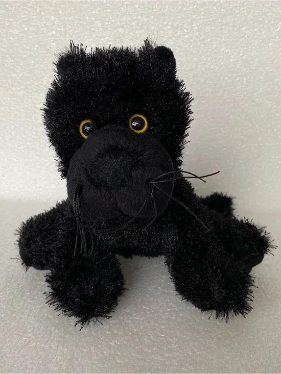 Ganz Webkinz Plush BLACK PANTHER Stuffed Animal Toy HM216 NO CODE