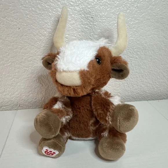 Build-A-Bear Mini Beans Longhorn Cow 5