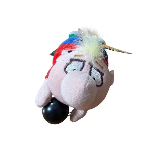 NWT Deadstock Vintage‎ Silly Slammers Beanbag Toys PINHEAD Bowling Plush sound