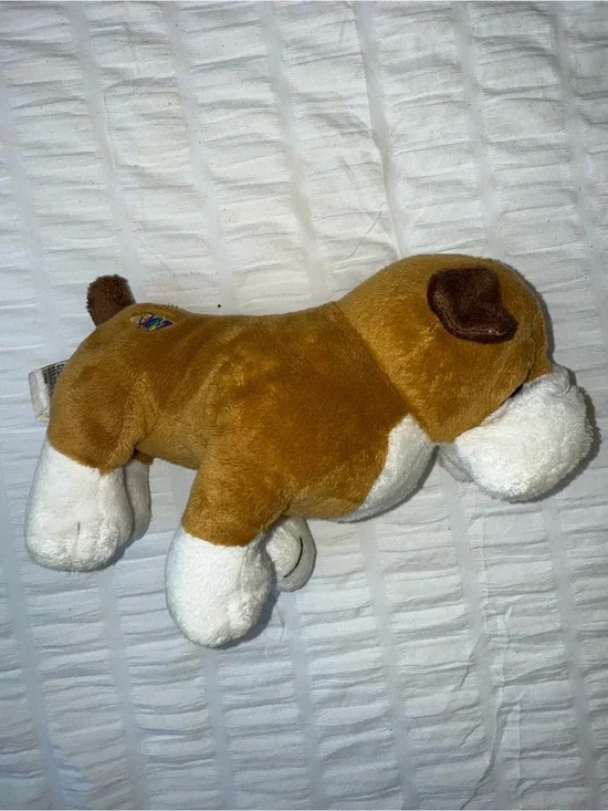 Webkinz Plush Brown and White Dog Toy - Soft Pet Plush GANZ