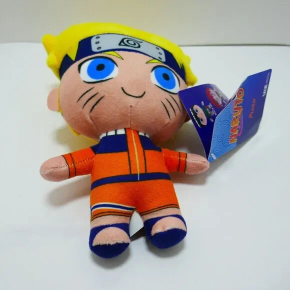 Naruto Uzumaki Plush Doll Toy Factory VIZ Media 2002 Anime Stuffed Toy Official
