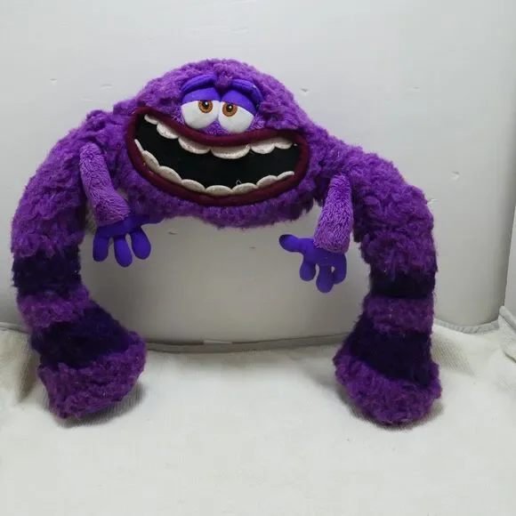 Disney Pixar Plush Monsters University ART- purple monster 12