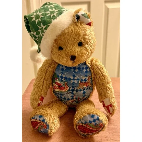 JIM SHORE BOYDS BEARS CHRISTMAS Plush BEAR OLLIE #‎ 92006-11
