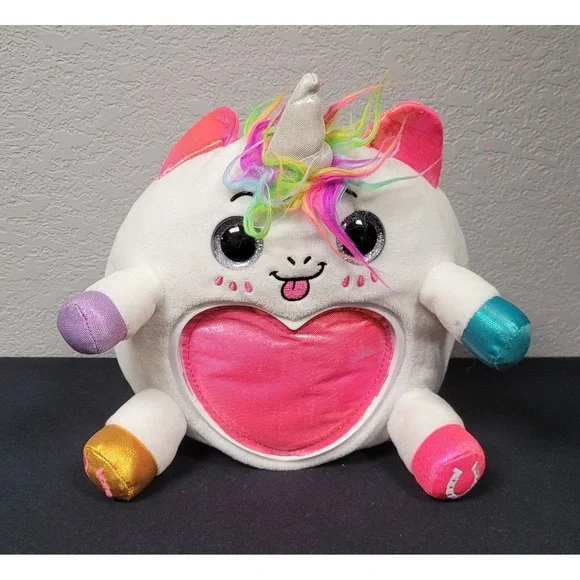 Zuru Rainbocorns White Pink Rainbow 9 inch Tall Plush Stuffed Unicorn