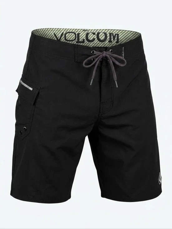 ​🌊 Volcom Modulator Technology Board Shorts Black. Bathing Suit. Size 34/L. EUC