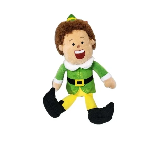 Kohl's Cares Elf Buddy Plush Toy‎ Movie Christmas Green Yellow Black Belt