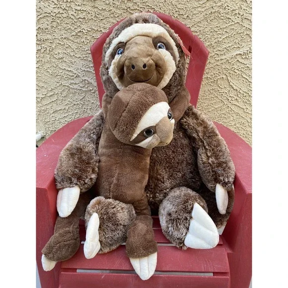 Dan Dee Collectors Choice Mother Baby Sloth Jumbo Giant 35