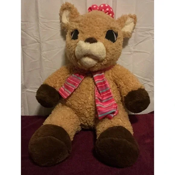Dan‎ Dee Rudolph The Red Nosed Reindeer Clarice Stuffed Plush Toy Pillow XL 28