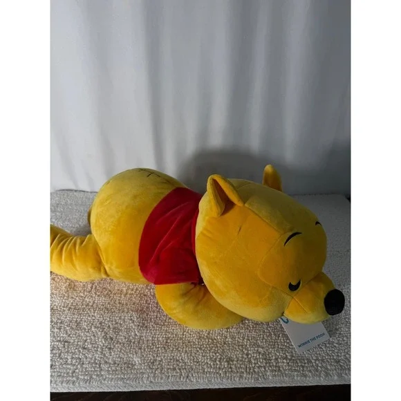 Disney Cuddleez Winnie the Pooh Plush Toy‎ Pillow Sleepy Huggable NWT