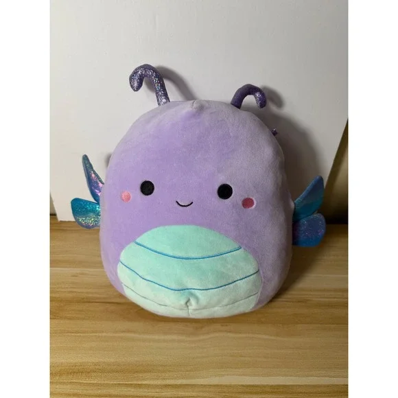 Squishmallows Butterfly Plush Purple Blue Wings Stuffed Animal Kids‎ Toy