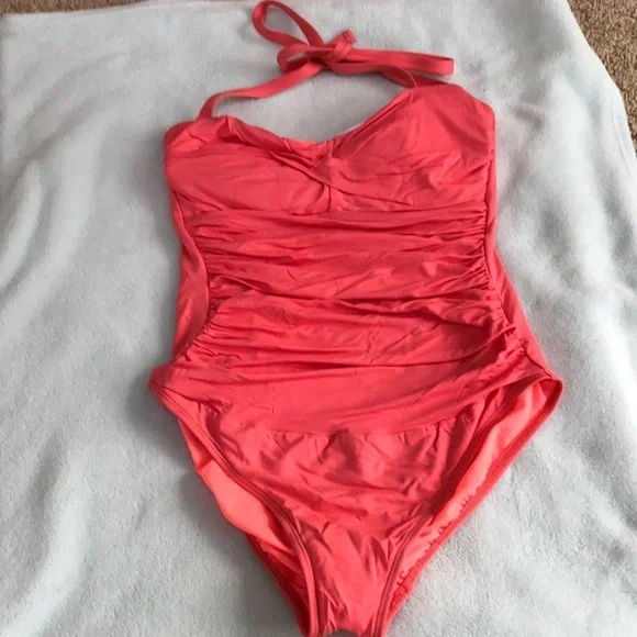 NWT! LAUREN RALPH LAUREN Size 10 one piece swimsuit