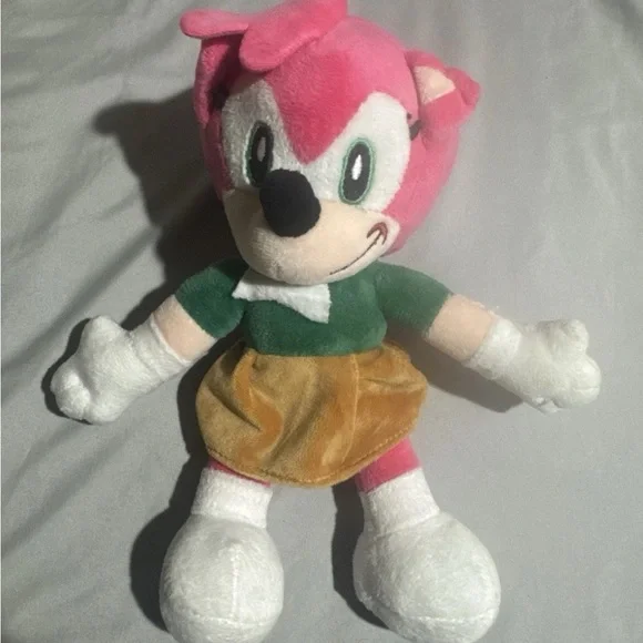Amy Rose Sonic the‎ Hedgehog 11 inch Plush Stuffed Animal w/ suction cup #A104