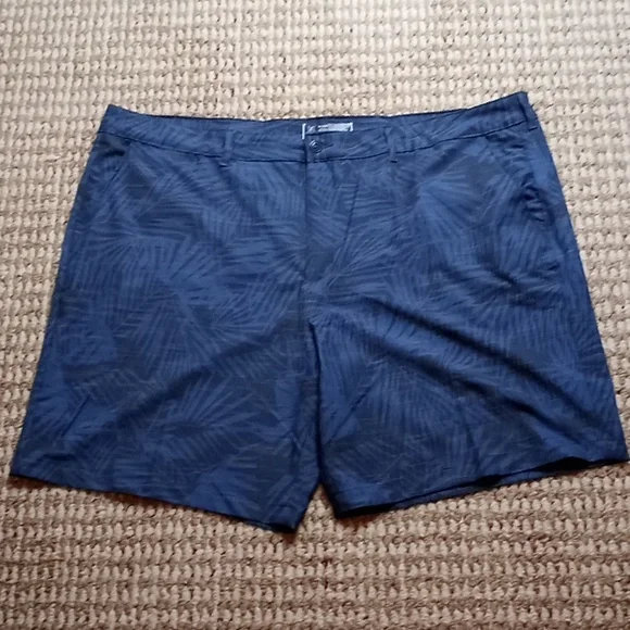 George Shorts Above the Knee UPF 50+ Hybrid 3XL Plus Size Swim Shorts Blue Cove