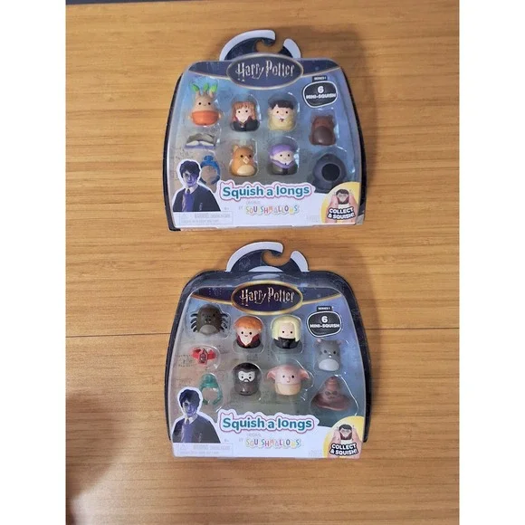 Harry Potter Squishmallows Squish-a-longs Series 1 Mini Figures 2-Pack Lot New