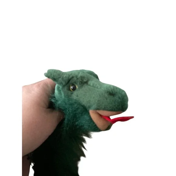 Green Dragon marionette‎ sunny toys Puppet Plush Stuffed Animal Toy Kids