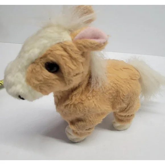 Hasbro FurReal Friends Luvimals Sunny S'mores Pony Tan White Horse Plush‎ B2253