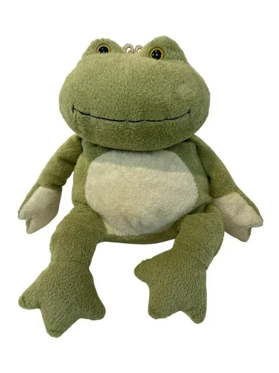 RARE TY Classics “Kissed” the Frog  Collection with Crown Plush Stuffed Animal