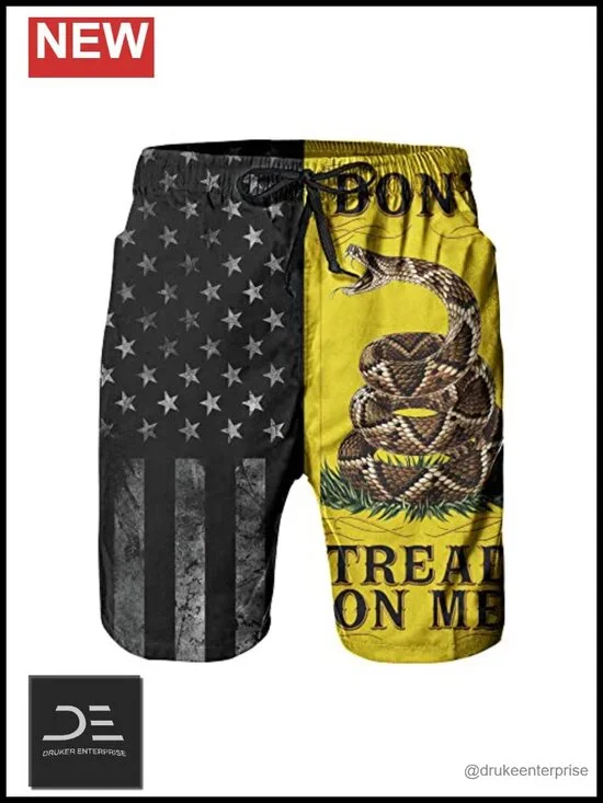 Mens Quick Dry Swim Trunks Board Shorts with Mesh Lining UPF 50+