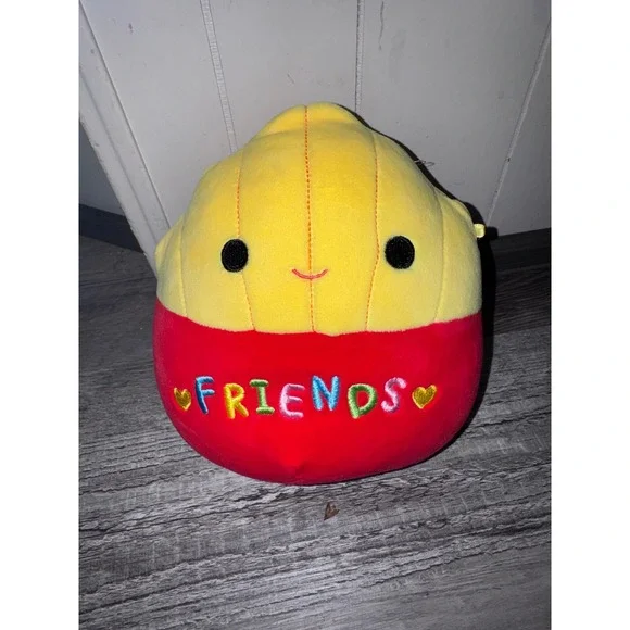Kellytoy Squishmallows Floyd French Fries Friends Plush Food Squad 7 Inch