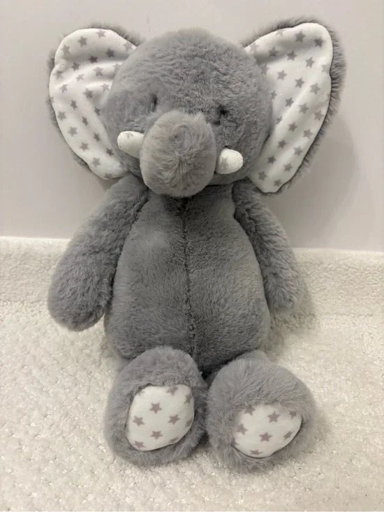 World’s Softest Plush Elephant 15” Stuffed Animal Plushie Star dotted ears Baby