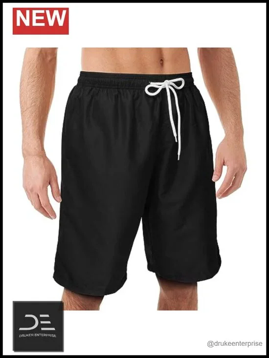 Quick Dry Swim Trunks 11 Inch with Mesh Lining