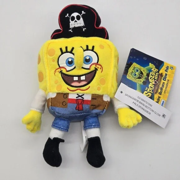 The Spongebob Movie‎ Bikini Bottom Glow Pals Spongebob Glow In The Dark Plush