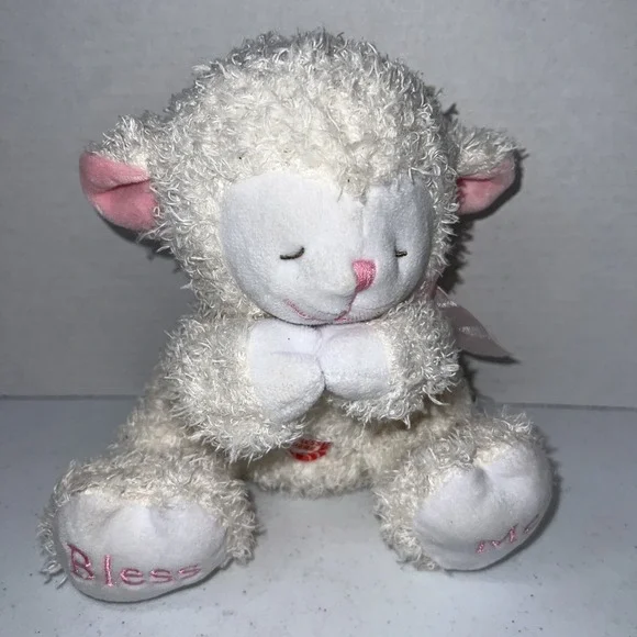 Lamb Praying Plush 8