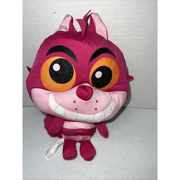 Disney Doorables Puffables Plush Cheshire Cat Alice in Wonderland Pink 10
