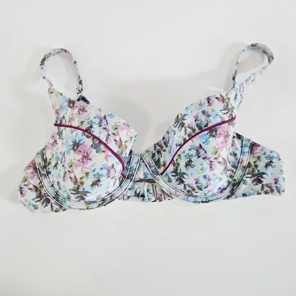 Sunsets Unforgettable Flawless Floral Adjustable Strap Underwire Bikini Top M