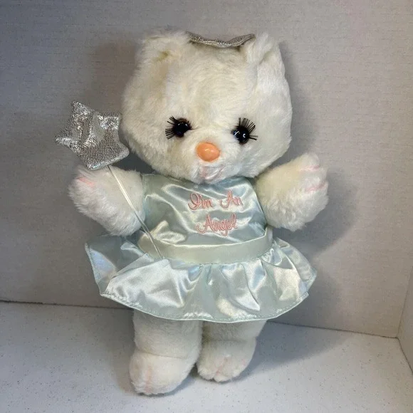 Vintage House of Lloyd Angel Bear Plush 12