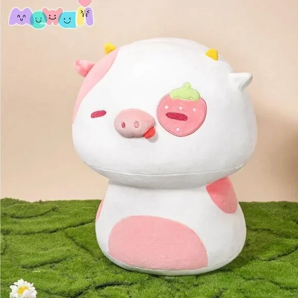 Mewaii Mushroom Family Berries/Cow Plushy 14”