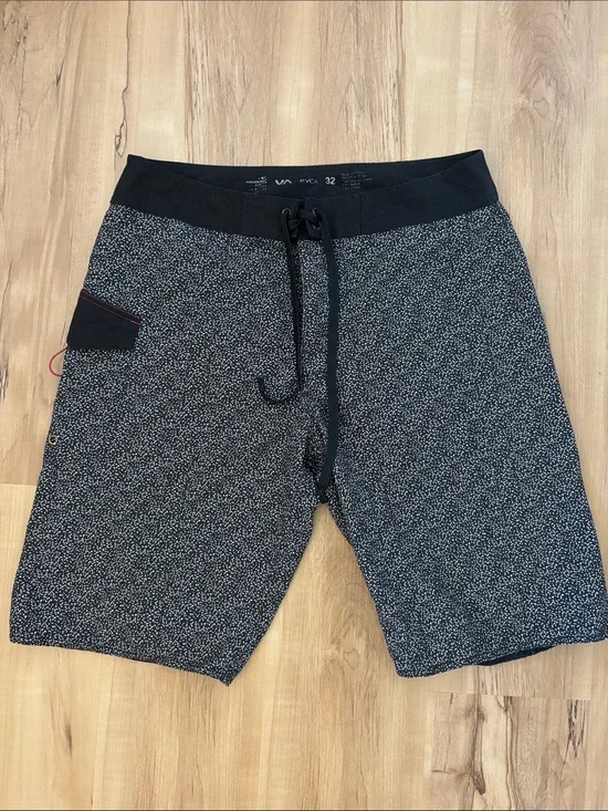 RVCA Black Speckle Men's Board Shorts
