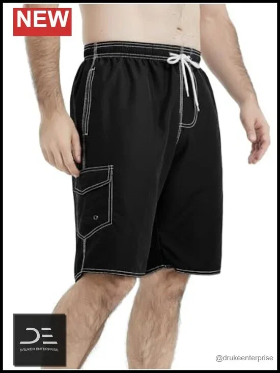 Quick Dry Swim Trunks with Mesh Liner 11 Inseam