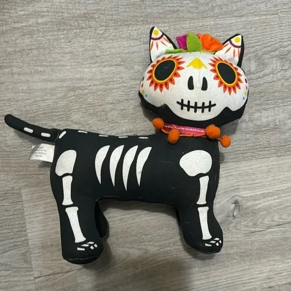 Day of the Dead Stuffed Cat