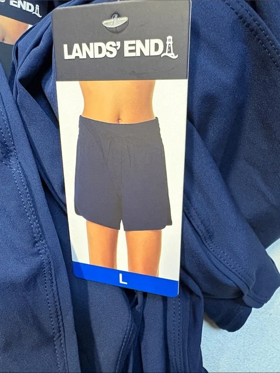 Lands' End Women's Navy Swim Shorts