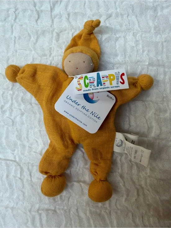 NWT Under the Nile Organic Cotton Baby Lovey