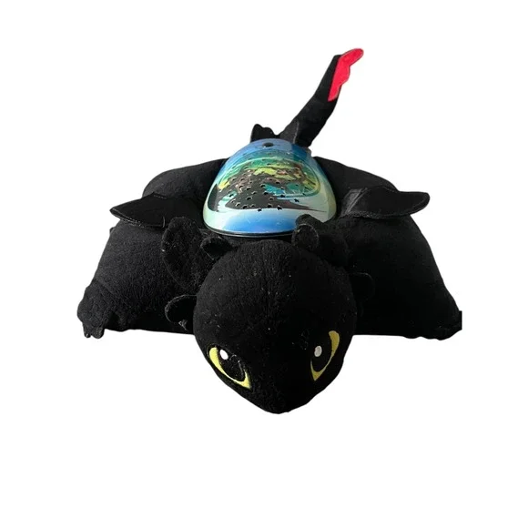 Pillow Pets Toothless‎ Star Projector Sleeptime Plush How To Train Your Dragon