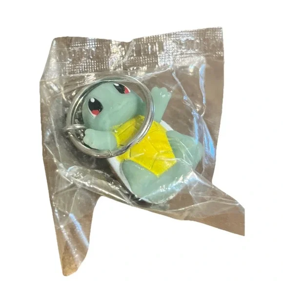 Kellogg's Cereal Squirtle Squishy Keychain Sasco Factory Sealed 1999 Pokémon Inc