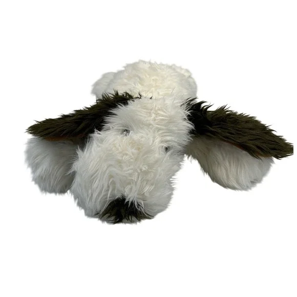 Vtg 90s BAB Build-A-Bear‎ Dog White Brown Shaggy Floppy 19