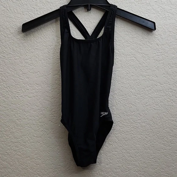 Speedo Swimsuit Womens Size 8 Black Pro LT