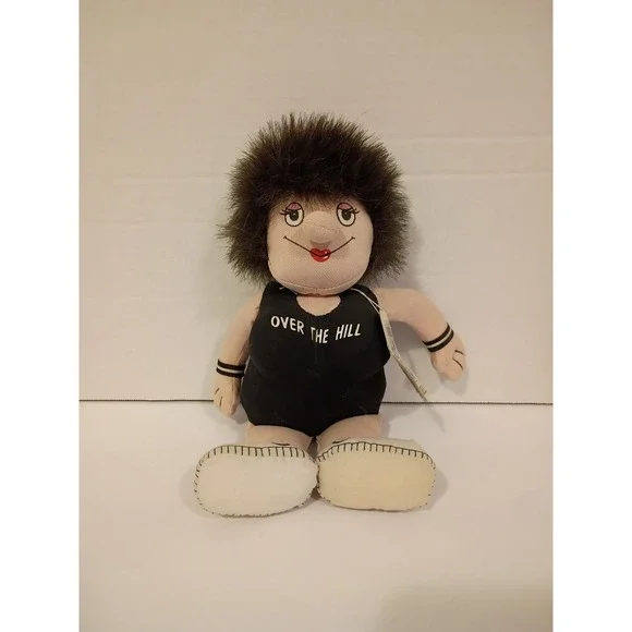Vintage Russ Berrie Over The Hill Plush‎ Doll Novelty Collectible No. 690