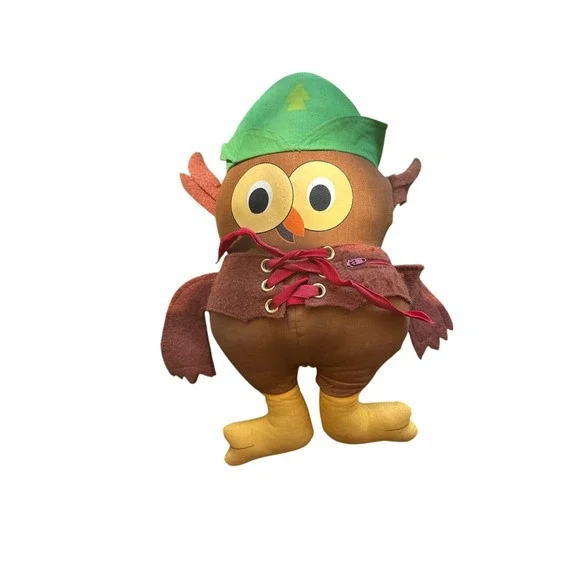 Vintage‎ Woodsy Owl Plush Stuffed Toy US Forest Service Mascot Learning Doll 15