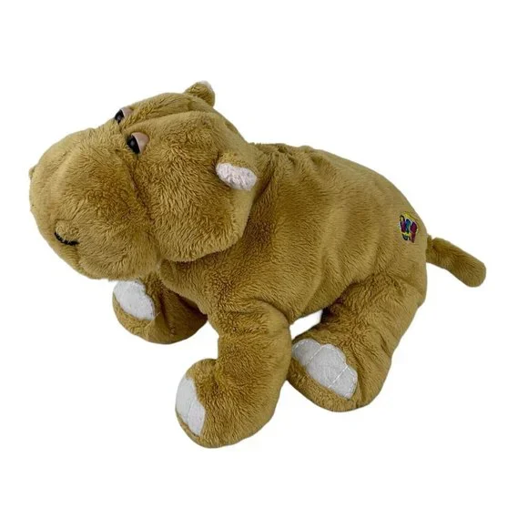 Ganz Webkinz Mud Hippo‎ Plush Stuffed Animal Brown 10