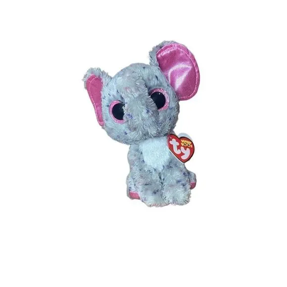 TY Beanie Boos - SPECKS the Speckled Elephant small 6 inches Stuffed Plush Toy G