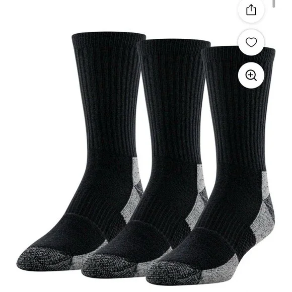 Gildan Men’s Ultra Cotton Short Crew Socks Assorted 3pk Size 6-12