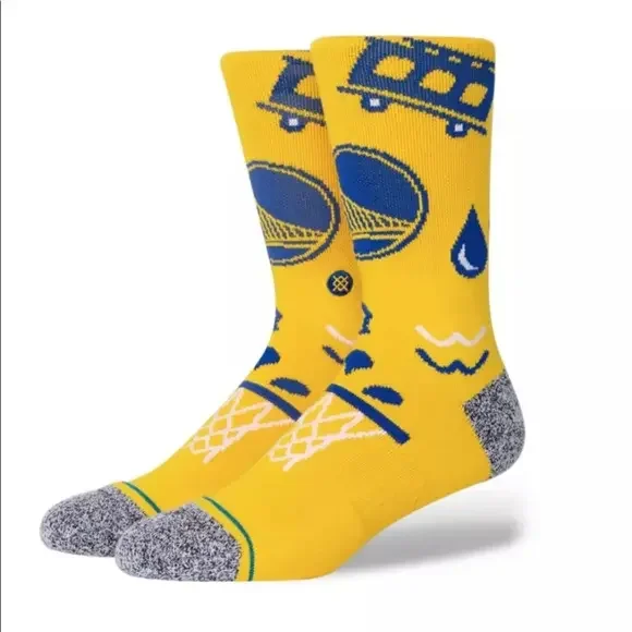 Stance Golden State Warriors Socks -‎ NWT