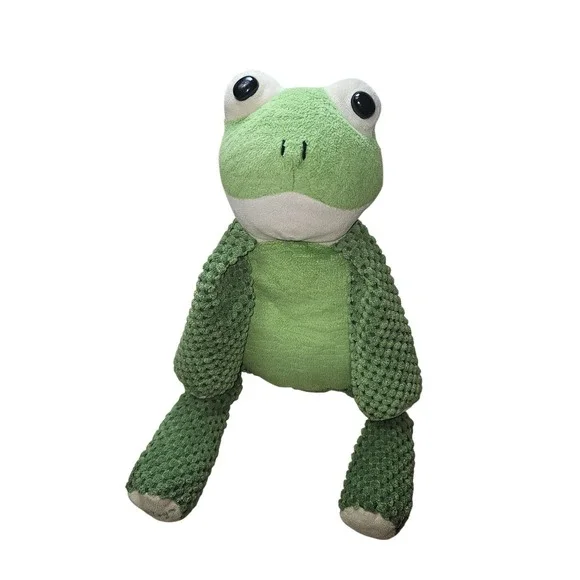 Scentsy Buddy Ribbert Frog Plush Stuffed Animal Soft Toy Zipper Back‎ 16