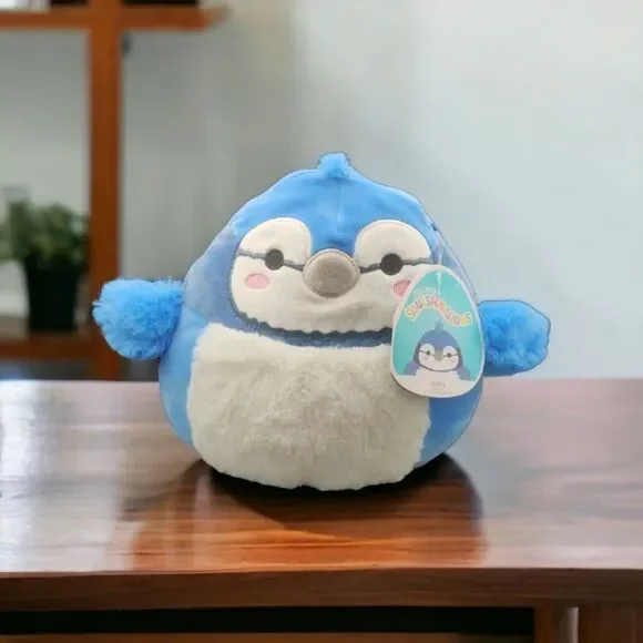 Squishmallows Babs the Blue Jay 8 inch Plush Bird Kellytoy‎