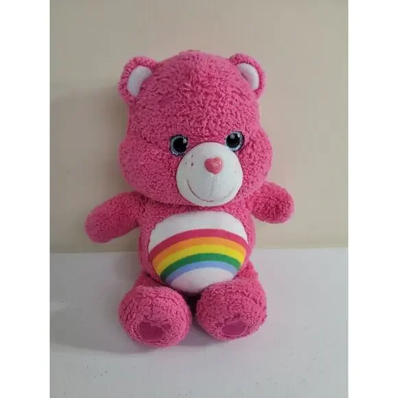 Care Bears Cheer Bear Pink Bear Soft Cute Cuddle Plush Stuffed Animal‎ Toy 14