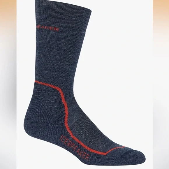 Icebreaker Merino Hike Light Cushion Hike Crew Men Socks Size Small 7-8.5